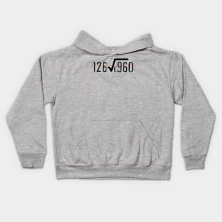 Math Loves You hidden message (MD23QU010) Kids Hoodie